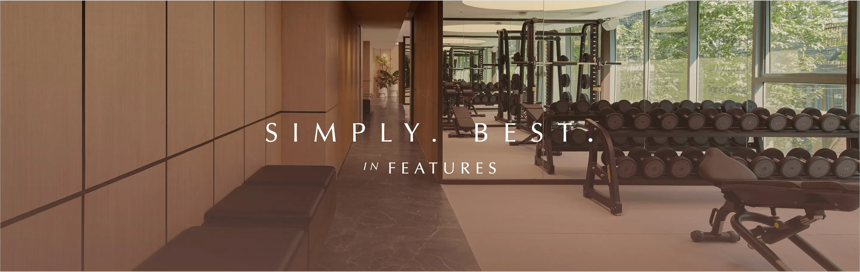 ฟิตเนสที่มาพร้อมอุปกรณ์ Technogym ในโครงการ SCOPE Promsri คอนโด low rise ย่านพร้อมพงษ์